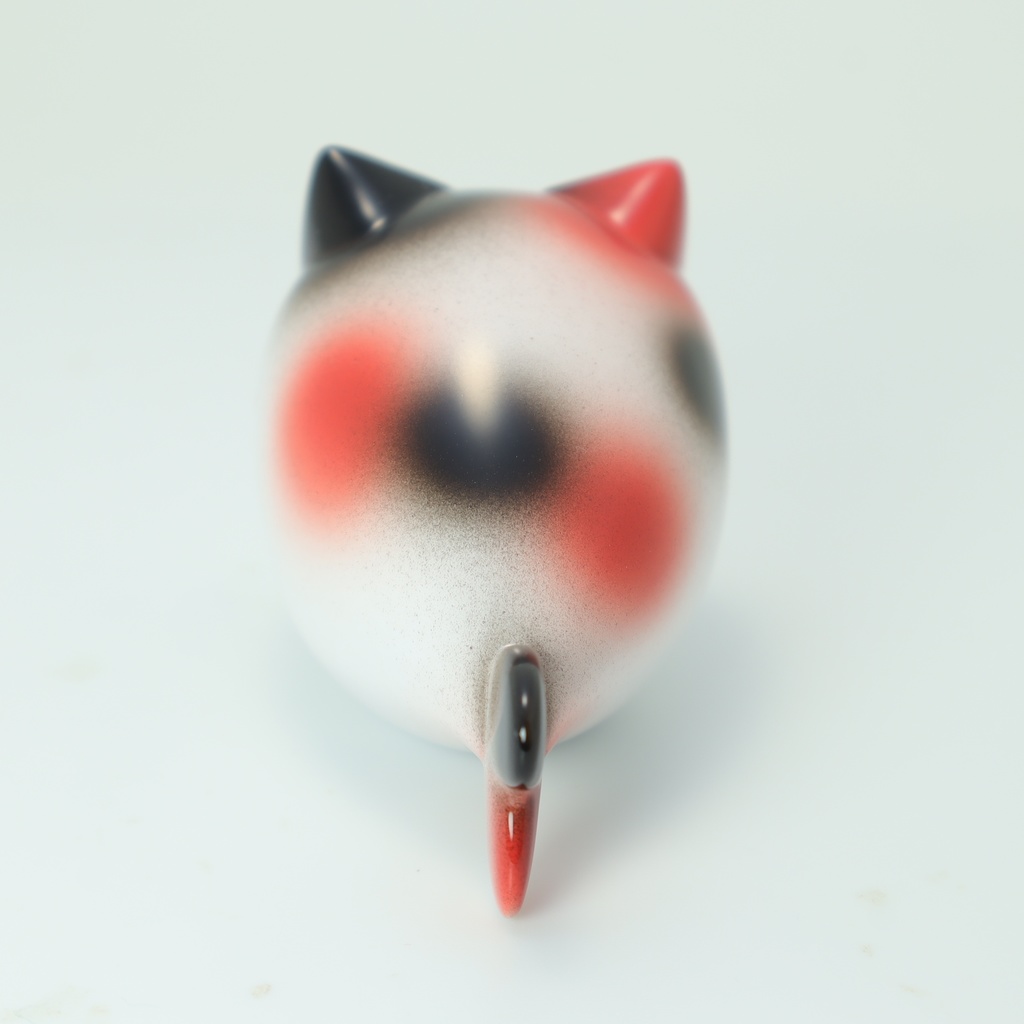 三毛ネコバンニャスピス レジンフィギュア【ネコバンニャスピス】