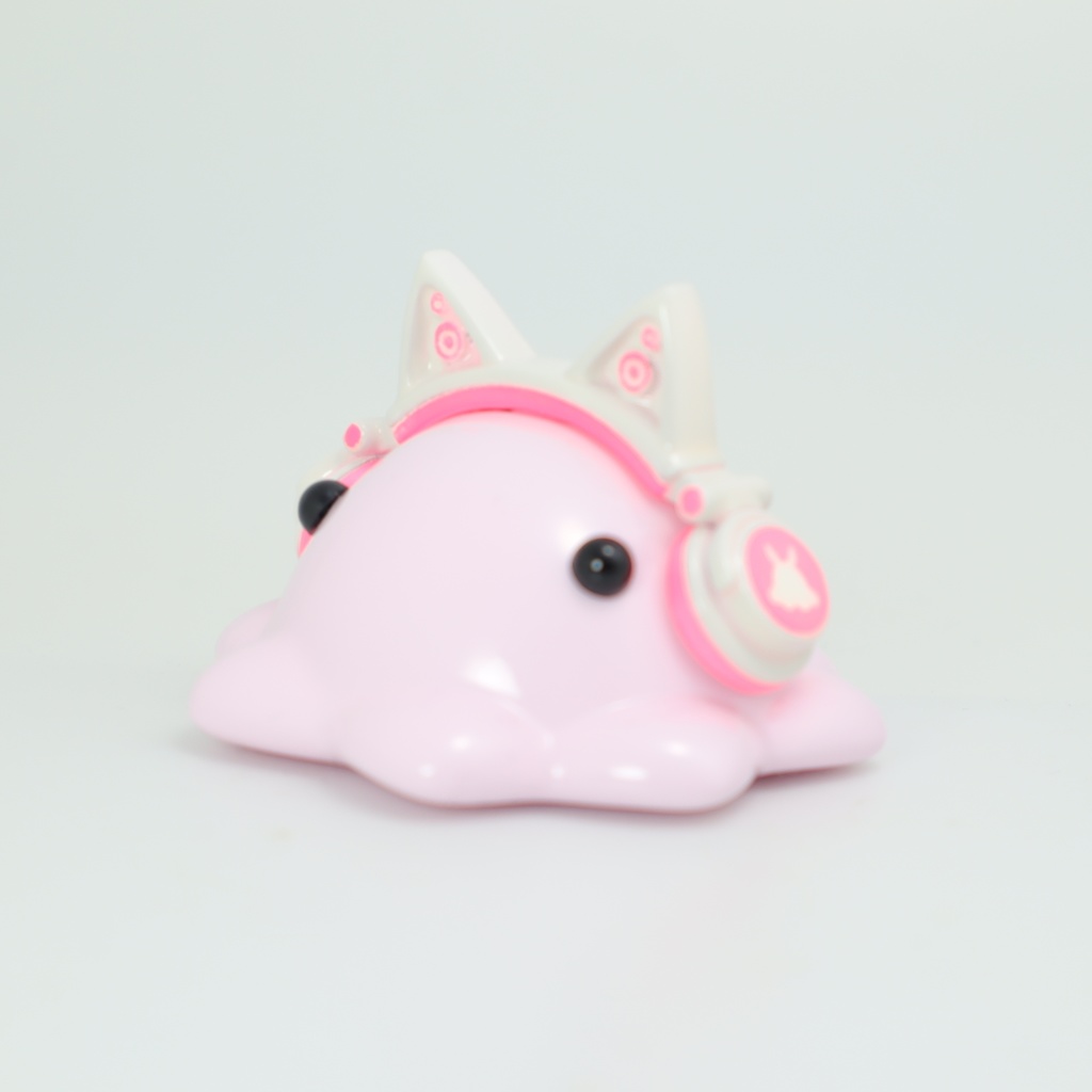 猫耳ヘッドホンめんだこ 中サイズフィギュア【はるどりめんだこ】