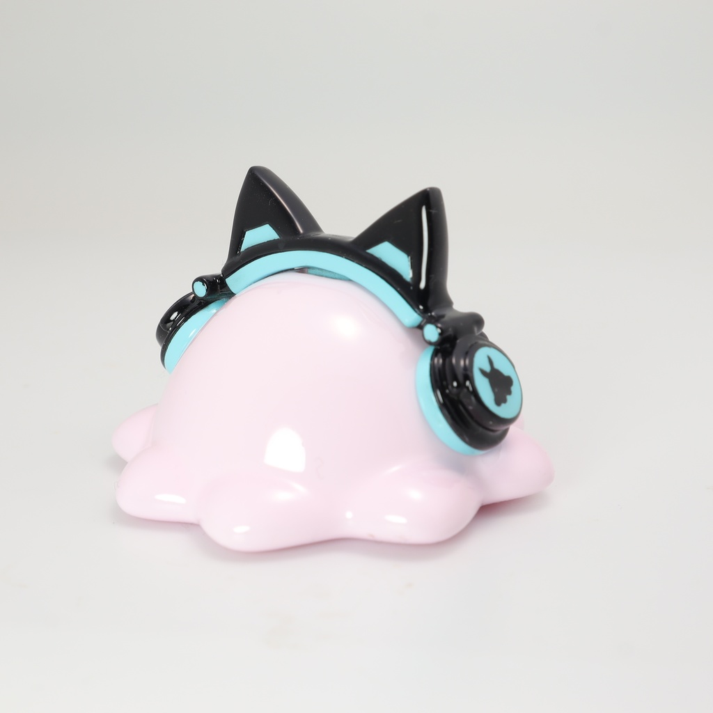猫耳ヘッドホンめんだこ 中サイズフィギュア【はるどりめんだこ】