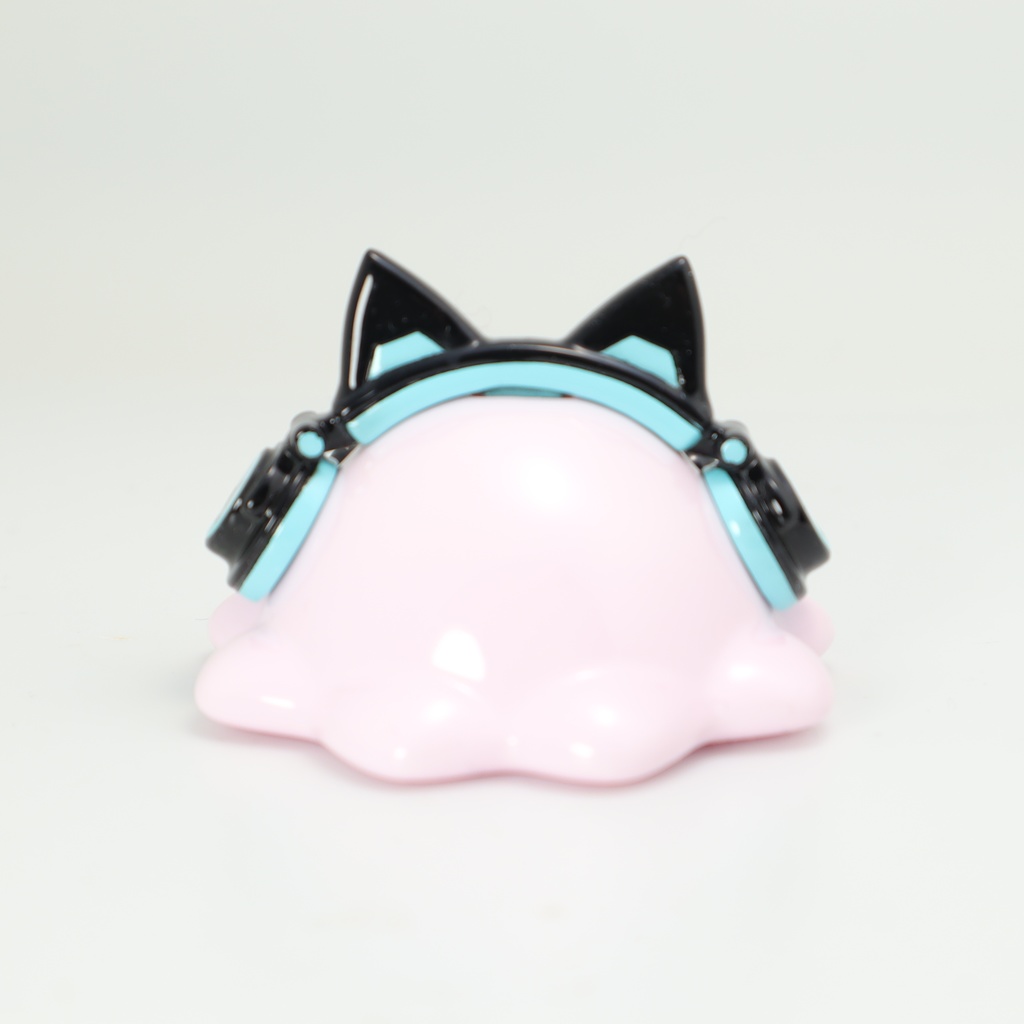 猫耳ヘッドホンめんだこ 中サイズフィギュア【はるどりめんだこ】