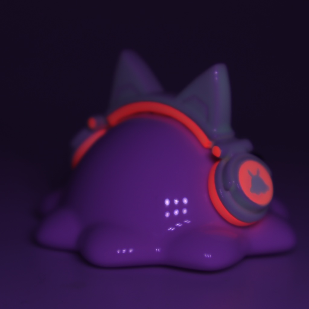 猫耳ヘッドホンめんだこ 中サイズフィギュア【はるどりめんだこ】