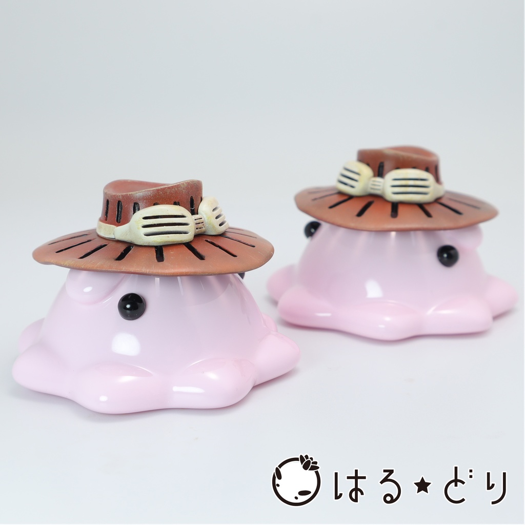 遮光器付きハットめんだこレジンフィギュア【はるどりめんだこ】