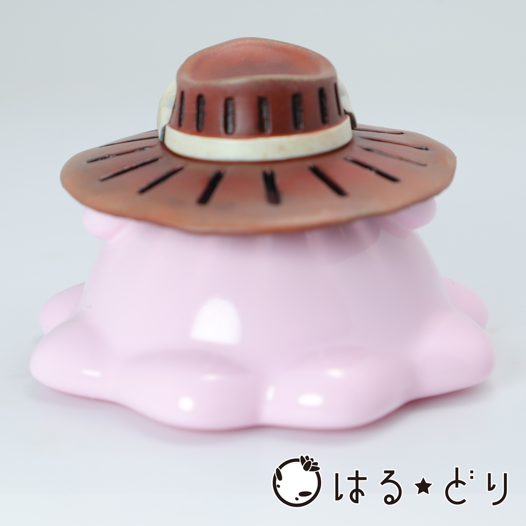 遮光器付きハットめんだこレジンフィギュア【はるどりめんだこ】