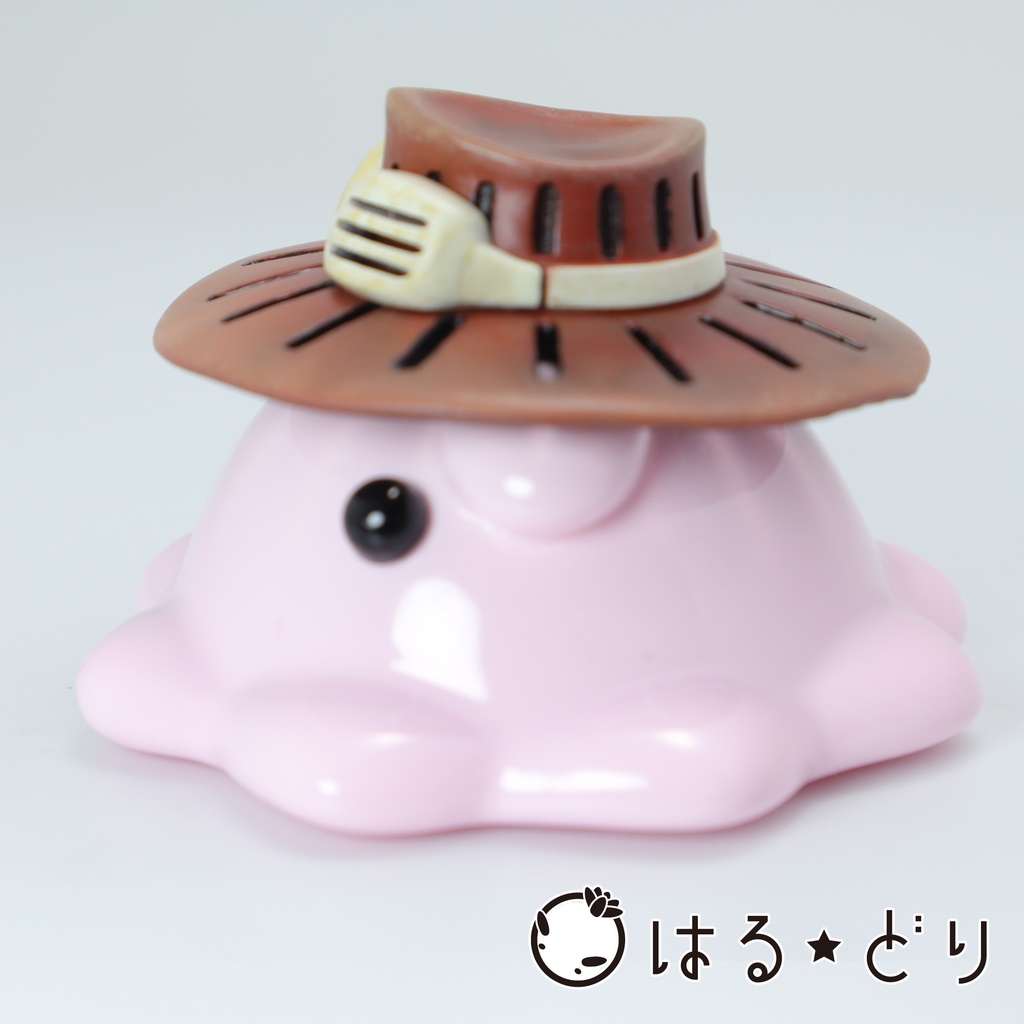遮光器付きハットめんだこレジンフィギュア【はるどりめんだこ】