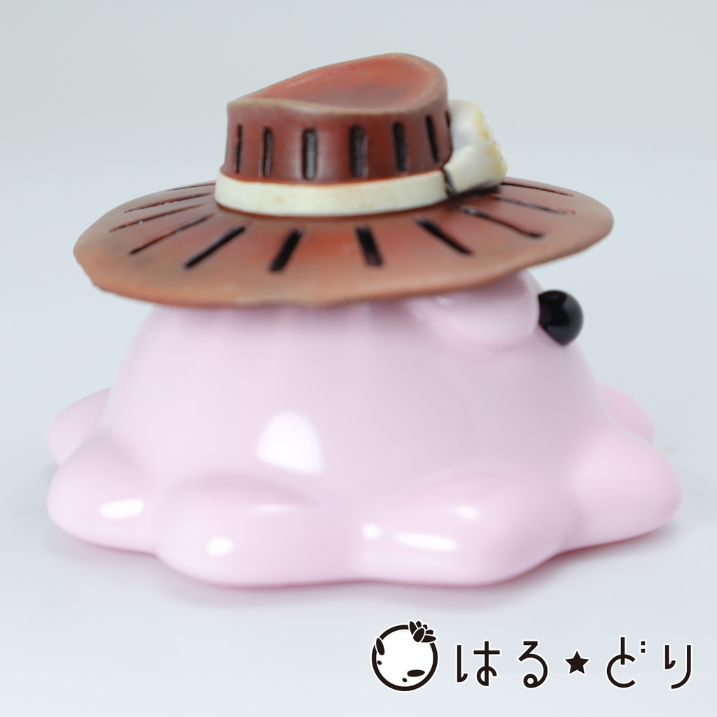 遮光器付きハットめんだこレジンフィギュア【はるどりめんだこ】