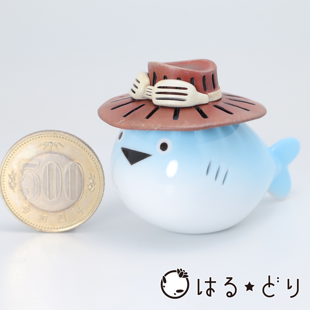 遮光器付きハットサカバンバスピスレジンフィギュア【はるどりバスピス】