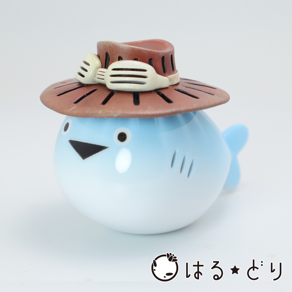 遮光器付きハットサカバンバスピスレジンフィギュア【はるどりバスピス】