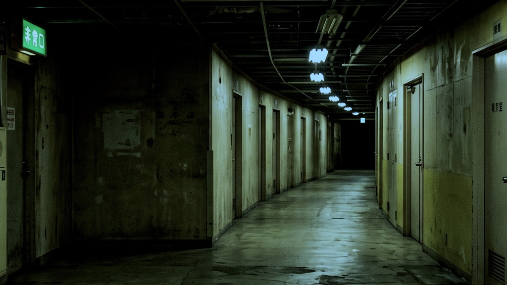 【無料素材】Liminal Space 蛍光灯・地下室の重低音ノイズ / 50Hz Hum