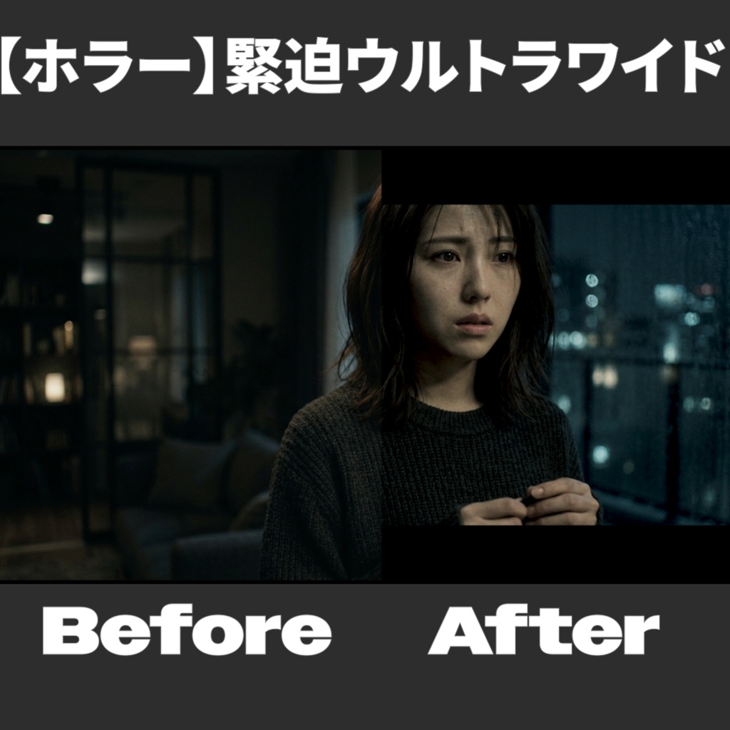 【一発で映画風】ドラッグ&ドロップでけで映画比率になる黒帯3種セット