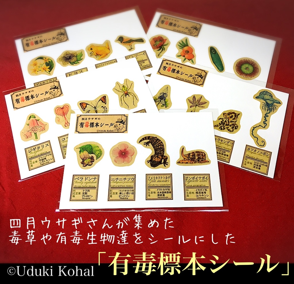 有毒標本シール