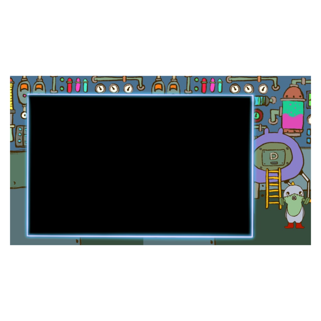 【研究室】ライブ配信画面素材/オーバーレイ✨ Overlay【Twitchなど】