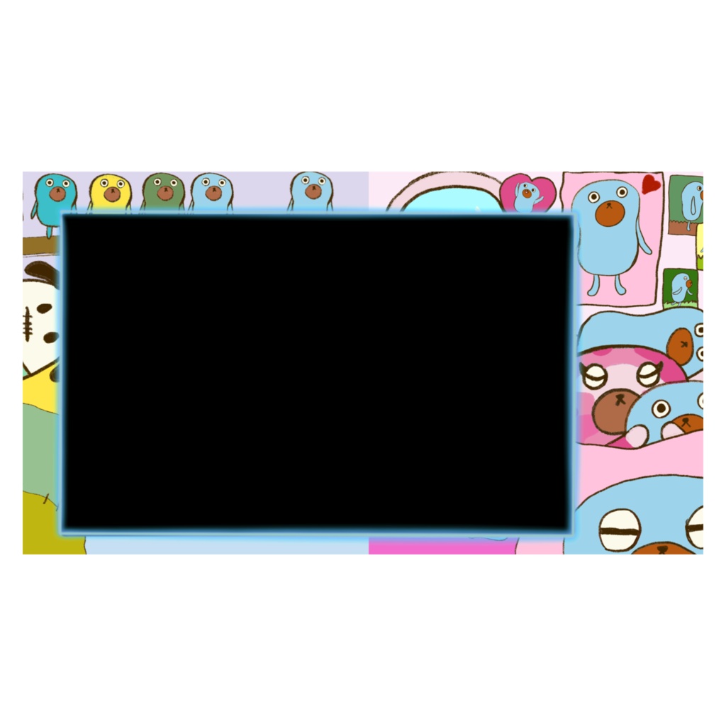 【推しの部屋】ライブ配信画面素材/オーバーレイ✨ Overlay【Twitchなど】