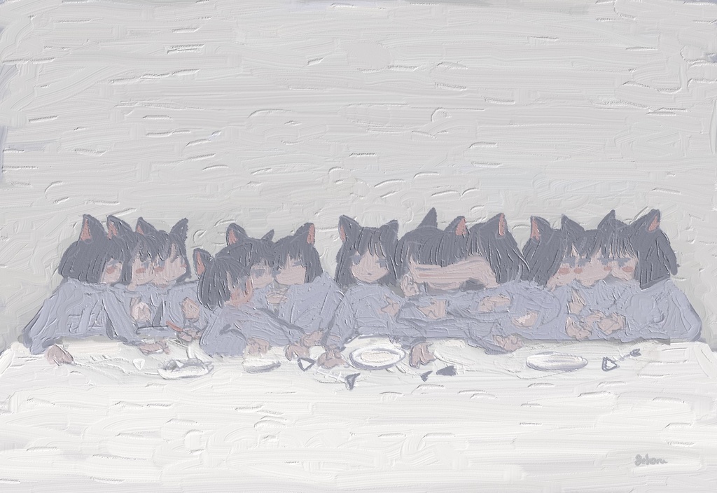 ねこ晩餐_B3ポスター