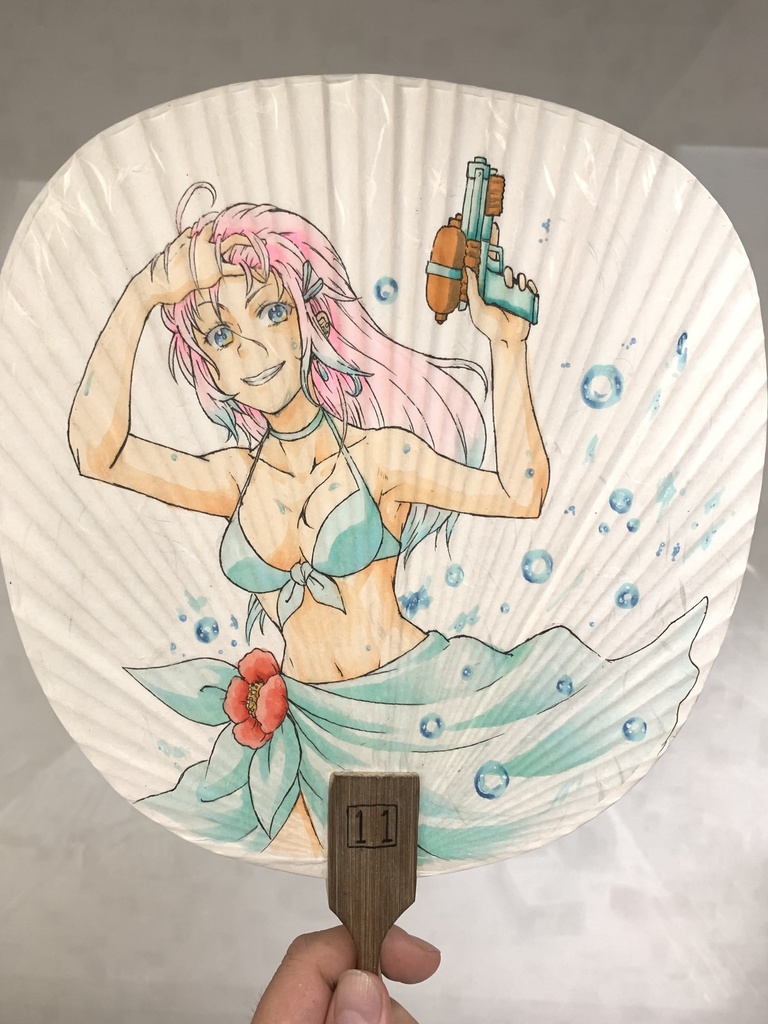 ［注文品］ オリジナル直描きうちわ