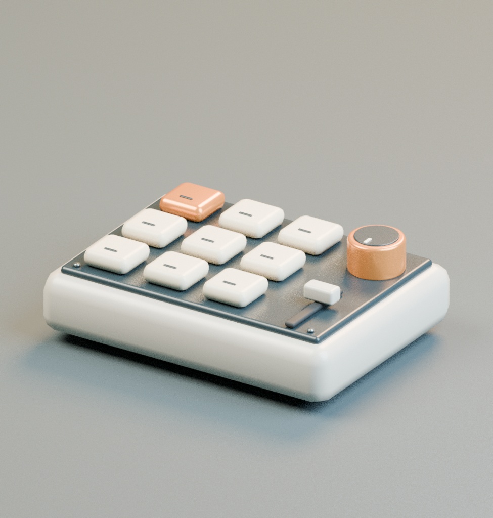 【3D小物5点】Studio Forms|配信デスクの小道具セット【blend・FBX・GLB】