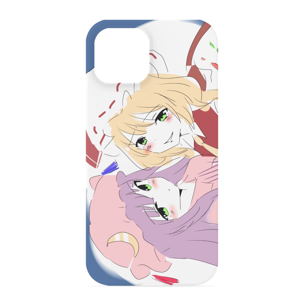 フランとパチュリーのiphoneケース