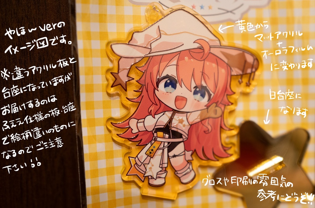 トォルのアクリルの板 (みに)