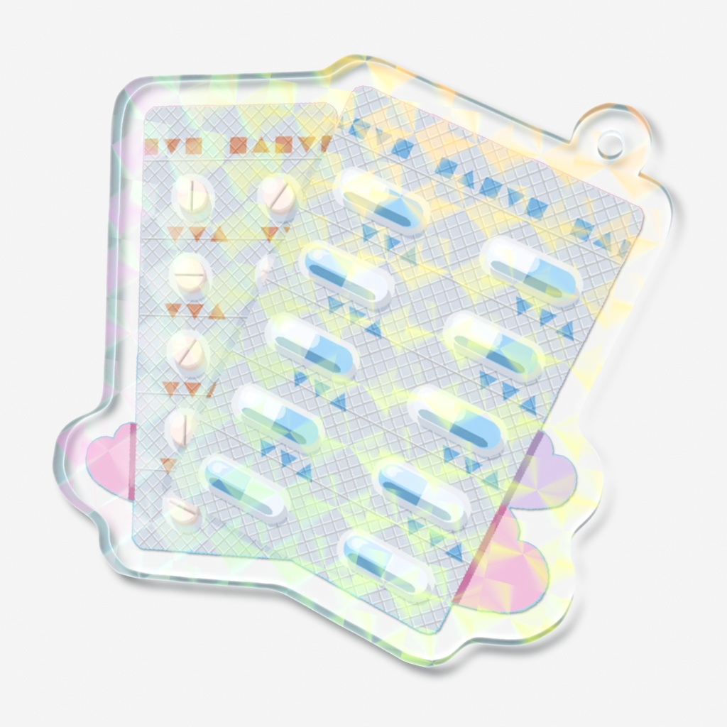 病みかわキラキラアクキー