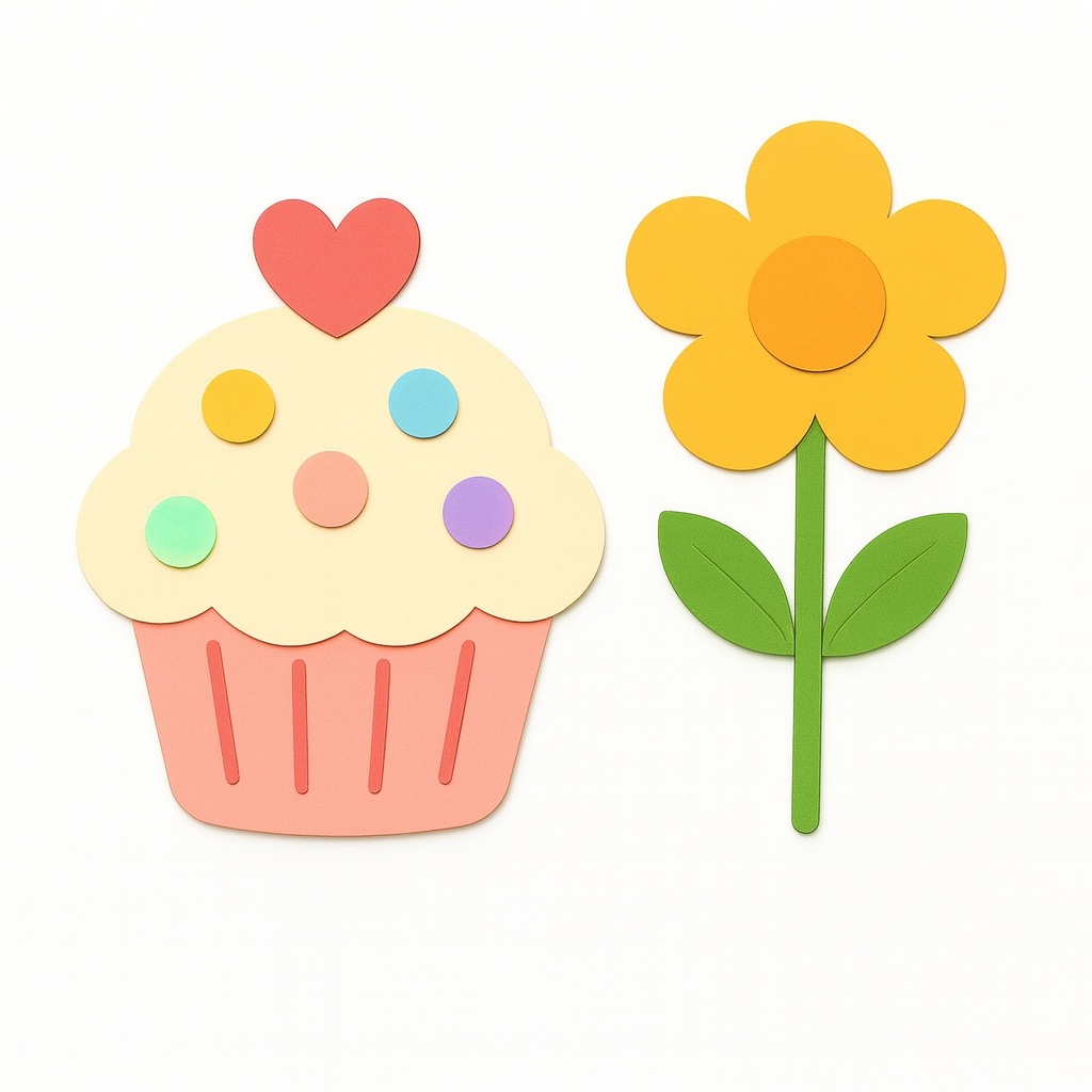 【0円/おまけ】印刷確認用です。 カップケーキ イラスト 無料