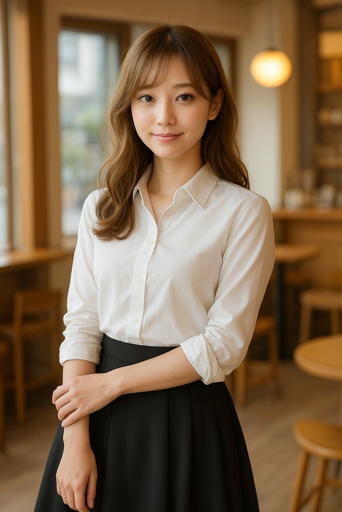 《清楚系 × 大人色気》AI美女フォトセット Vol.1（5枚） — 高画質ポートレート素材