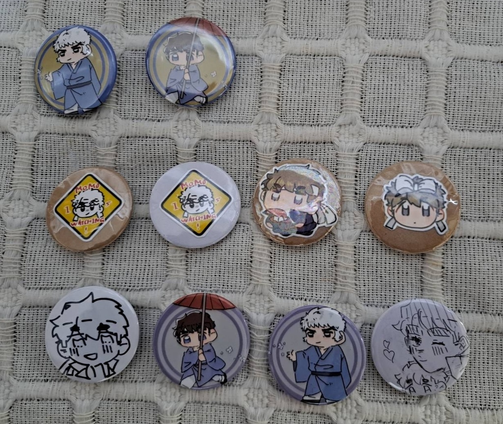 桃ちゃんばっかり缶バッヂ