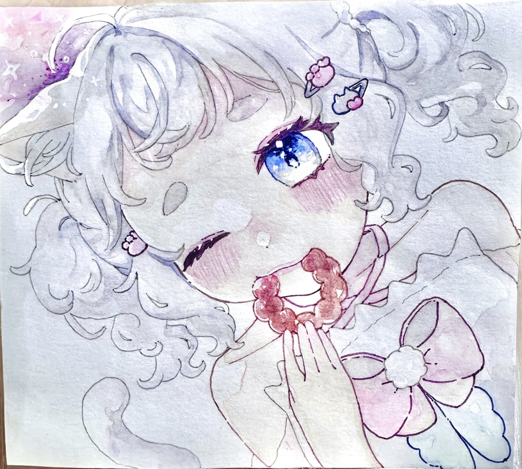 水彩イラスト 原画