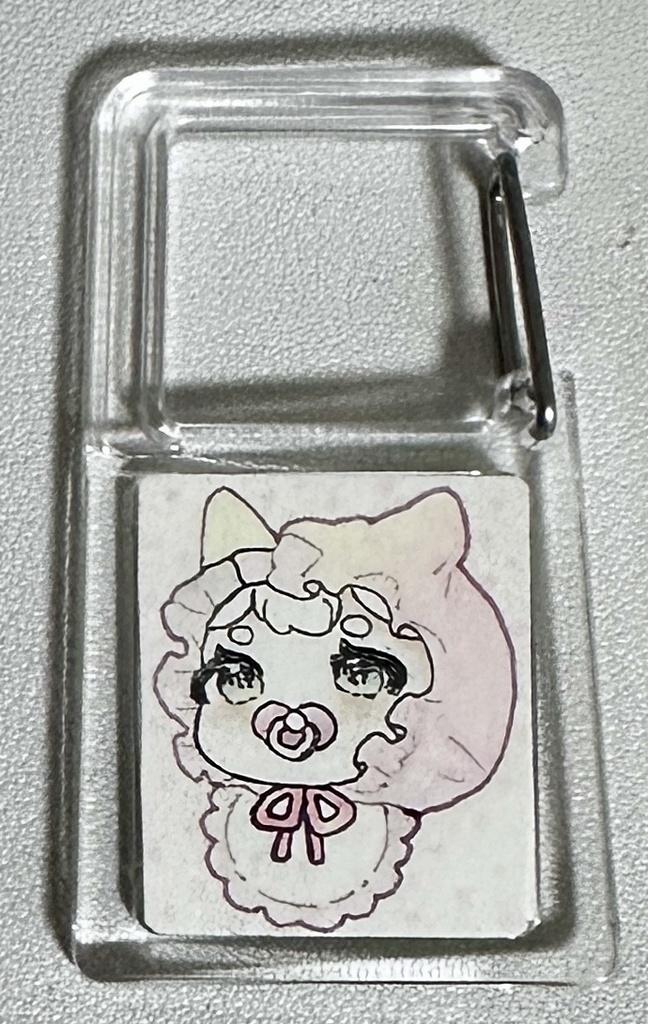 クリアカラビナ(両面ミニ原画)