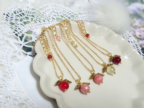 天使の実ドール用ネックレスG【CZ】