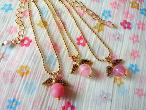 天使の実ドール用ネックレスG【CZ】