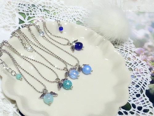 天使の実ドール用ネックレスR【CZ】