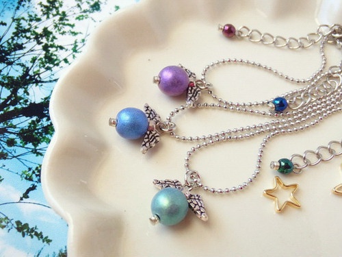 天使の実ドール用ネックレスR【CZ】