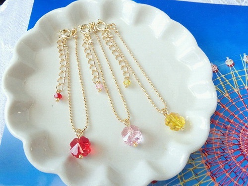 クリスタライズクローバーのドール用ネックレス