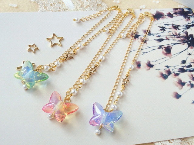 夢色蝶のドール用ネックレス