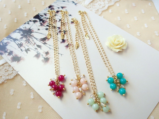 ヴェネチアンベリーのドール用ネックレス