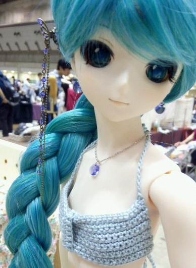 クリスタライズ6128雫のドール用ノンホールピアス