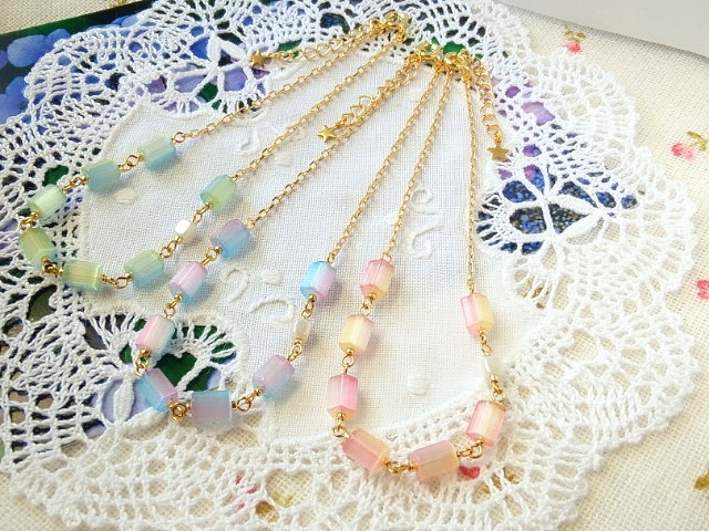 夢色シルキーチューブのドール用ネックレス
