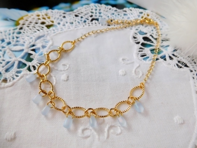 レース雫シャンデリアドール用ネックレス