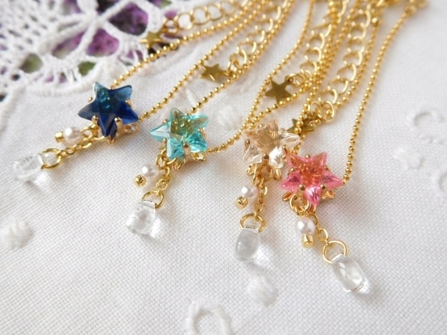 星貴石雫ドール用チョーカー