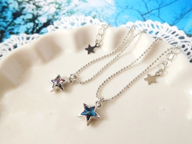 クリスタライズ4745星チャームのドール用ネックレス