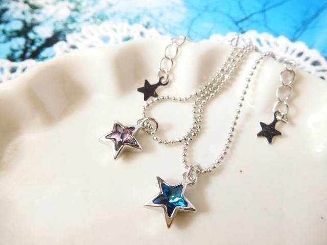 クリスタライズ4745星チャームのドール用ネックレス