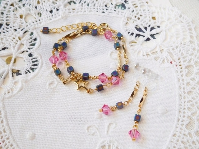 キューブガラスとクリスタライズのドール用アクセサリーセット