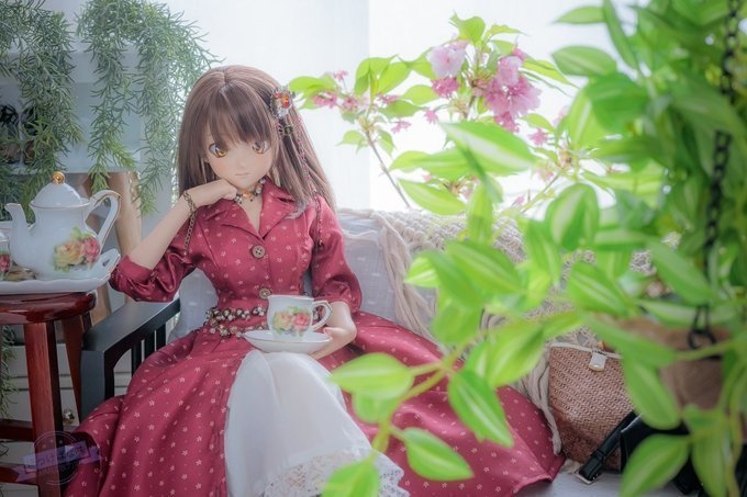 淡水パールしゃらんらドール用ネックレス