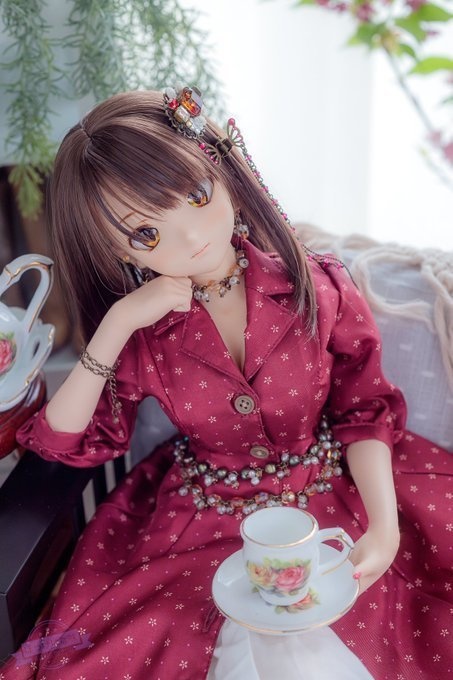 淡水パールしゃらんらドール用ネックレス