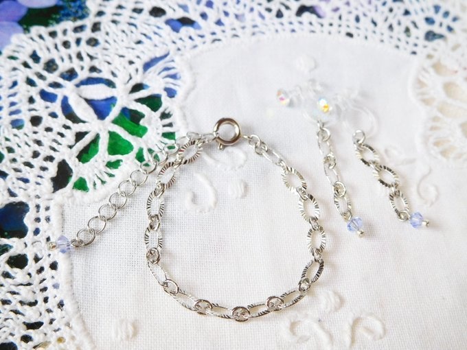 キラキラデザインチェーンのドール用アクセサリーセット