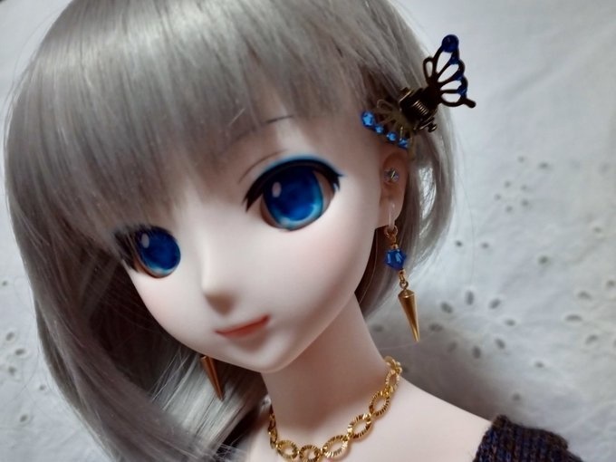 キラキラデザインチェーンのドール用アクセサリーセット