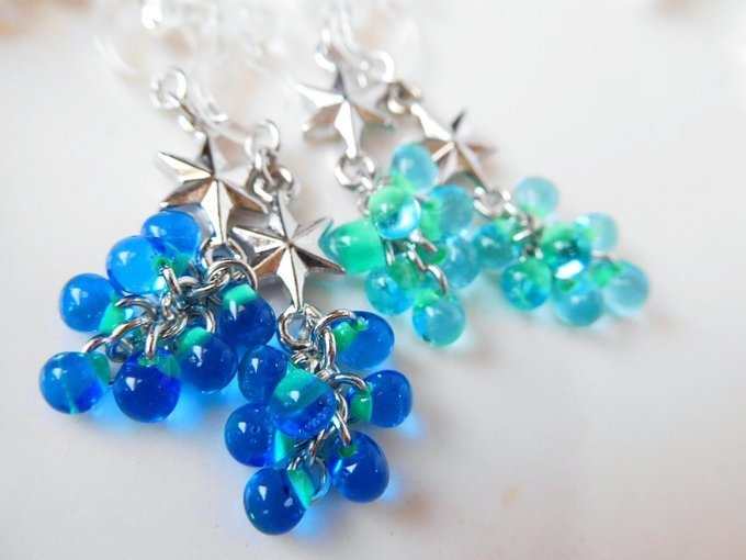 空宙葡萄のドール用ノンホールピアス