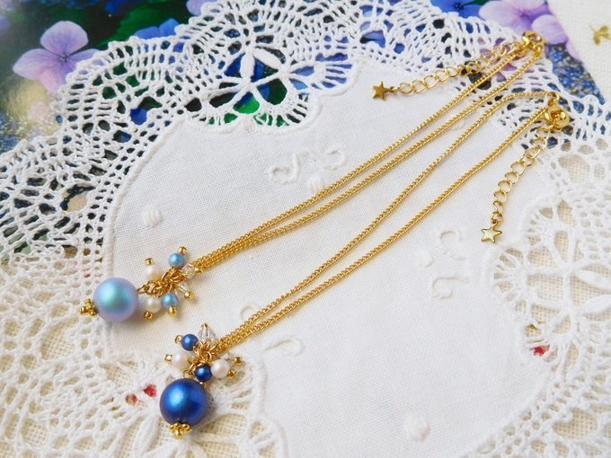 スワロパールしゃらんらドール用ネックレス