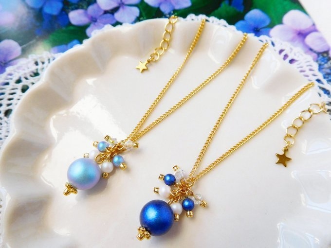 スワロパールしゃらんらドール用ネックレス