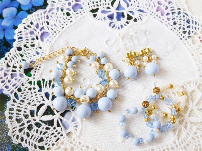 ラッカービーズとクリスタライズしゃらんらドール用アクセサリーセット