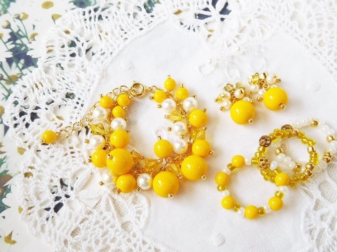 ラッカービーズとクリスタライズしゃらんらドール用アクセサリーセット